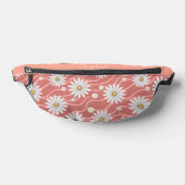 Custom Wavy Pink Daisies Bauchtasche (Ablage )