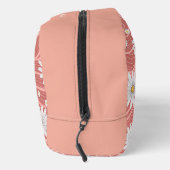 Custom Wavy Pink Daisies Waschbeutel (Rechts)