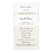 Custom Wax Melt Labels (Vorne)
