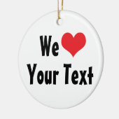 Custom We Liebe Ornament (Links)