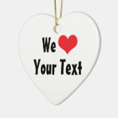 Custom We Liebe Ornament (Links)