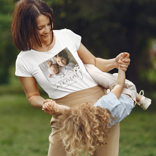 Custom We Liebe You Mommy Foto T-Shirt