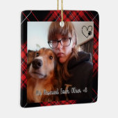 Custom We Rescued Each Other Chirstmas  Keramikornament (Rechts)