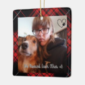 Custom We Rescued Each Other Chirstmas  Keramikornament (Links)