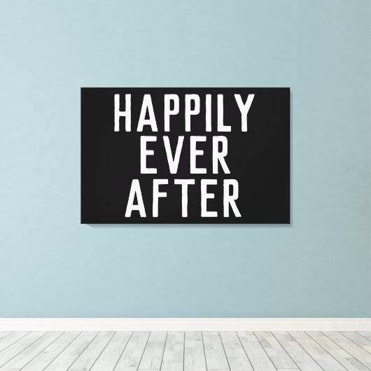 CUSTOM WEDD GIFT WORD ART STRETCHED LEINWAND (Insitu (Holzboden))