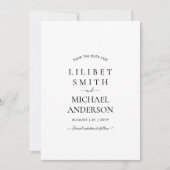 CUSTOM WEDD SAVE THE DATE VORLAGE - BILDER hinzufü (Vorderseite)