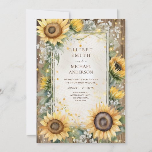 Custom Wedday Baby Shower Retirement Einladung (Vorderseite)