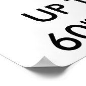 Custom Wedding 11" x 16,5" Poster MATTE Portrait (Ecke)