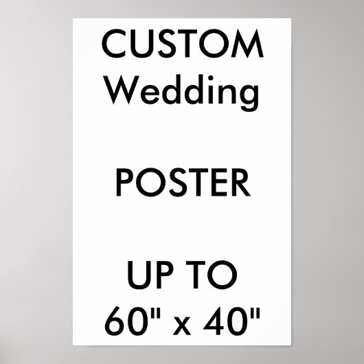 Custom Wedding 11" x 16,5" Poster MATTE Portrait (Vorne)