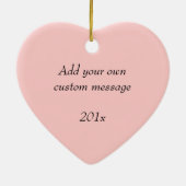 Custom Wedding Anniversary Foto Keramik Ornament (Hinten)