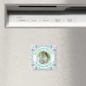 Custom Wedding Anniversary Gray Foto Gruß Magnet (In Situ (Geschirrspüler))