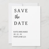 Custom Wedding Announcement Card Einladung (Rückseite)