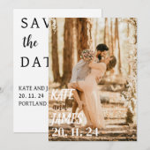Custom Wedding Announcement Card Einladung (Vorne/Hinten)