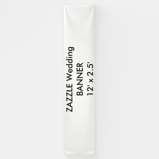 Custom Wedding Banner 12' x 2,5' (Vertikal)