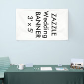 Custom Wedding Banner 3' x 5' (Messeveranstaltung)