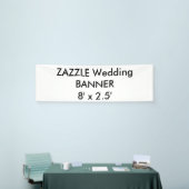 Custom Wedding Banner 8' x 2,5' (Messeveranstaltung)