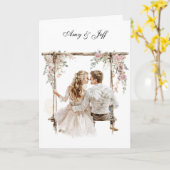 Custom Wedding Card Karte (Gelbe Blume)