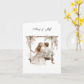 Custom Wedding Card Karte (Gelbe Blume)