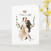 Custom Wedding Card Karte (Gelbe Blume)