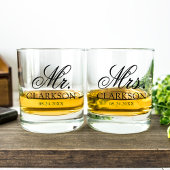 Custom Wedding Couple Whiskyglas