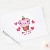 Custom Wedding / Couples Kawaii Sticker (Umschlag)