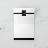 Custom Wedding danke Ihnen Foto Card (Innenseite)