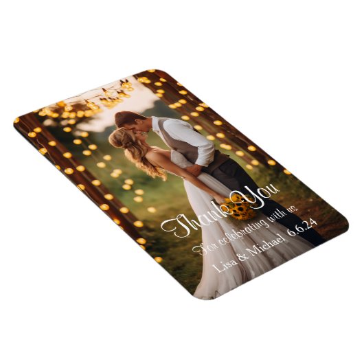 Custom Wedding Danke Magnet (Rechte Seite)