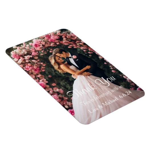 Custom Wedding Danke Magnet (Rechte Seite)