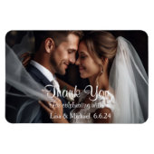 Custom Wedding Danke Magnet (Horizontal)