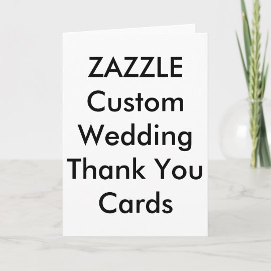 Custom Wedding Dankeschon Karten 5 X 7 Zazzle De
