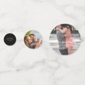 Custom Wedding Day Foto Confetti Konfetti (Vorderseiten)