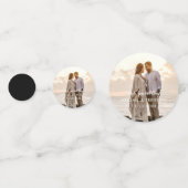 Custom Wedding Day Foto Konfetti (Vorderseiten)