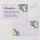 Custom Wedding Empfang Enclosure Card Begleitkarte (Vorne/Hinten)