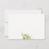 Custom Wedding Empfang, Tulpe Einladung (Rückseite)