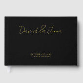 Custom Wedding Empfang Verlobung Personalisiert Gästebuch (Vorderseite)