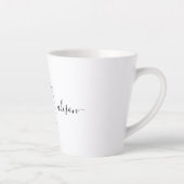 Custom Wedding Engagement Party Cats Couple Gift Milchtasse (Rechts)