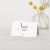 Custom Wedding/Event Name Placeholders Platzkarte (Vorderseite)