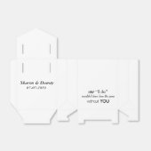 Custom Wedding Favor Box Geschenkschachtel (Ungefaltet)