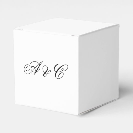Custom Wedding Favor Box Geschenkschachtel (Vorderseite)