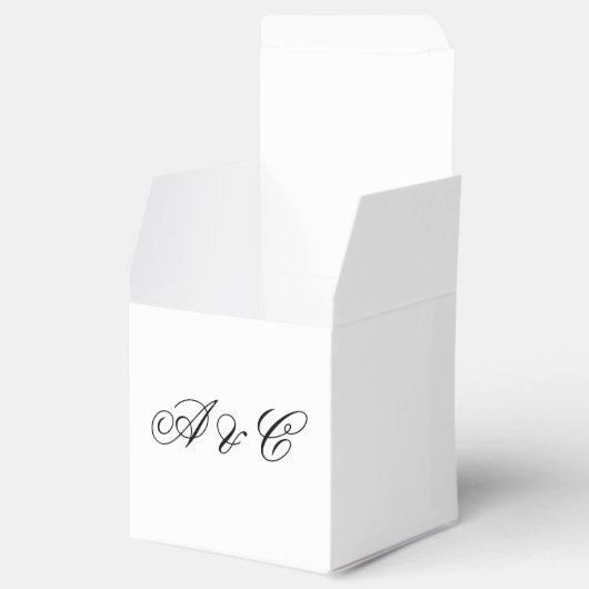 Custom Wedding Favor Box Geschenkschachtel (Geöffnet)