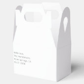 Custom Wedding Favor Box Geschenkschachtel (Geöffnet)