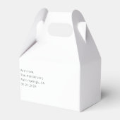 Custom Wedding Favor Box Geschenkschachtel (Vorderseite)