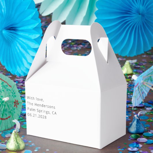 Custom Wedding Favor Box Geschenkschachtel (Party)