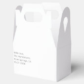 Custom Wedding Favor Box Geschenkschachtel (Geöffnet)