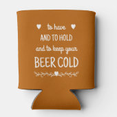 Custom Wedding Favor Dosenkühler (Rückseite)