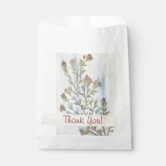 Custom Wedding Favor Geschenktütchen (Vorderseite)