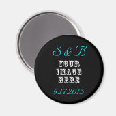 Custom Wedding Favor Magnet (Vorderseite/Rückseite)
