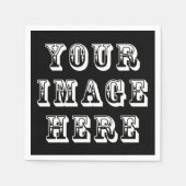 Custom Wedding Favor Serviette (Vorderseite)