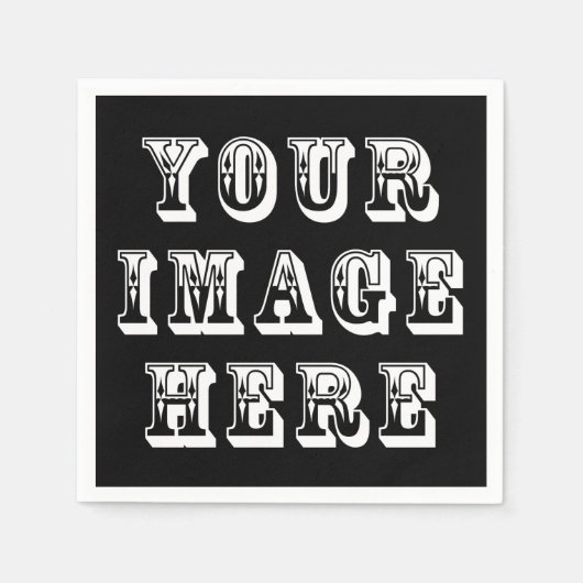 Custom Wedding Favor Serviette (Vorderseite)