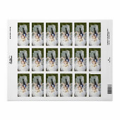 Custom Wedding Foto Adressaufkleber (Vorne)